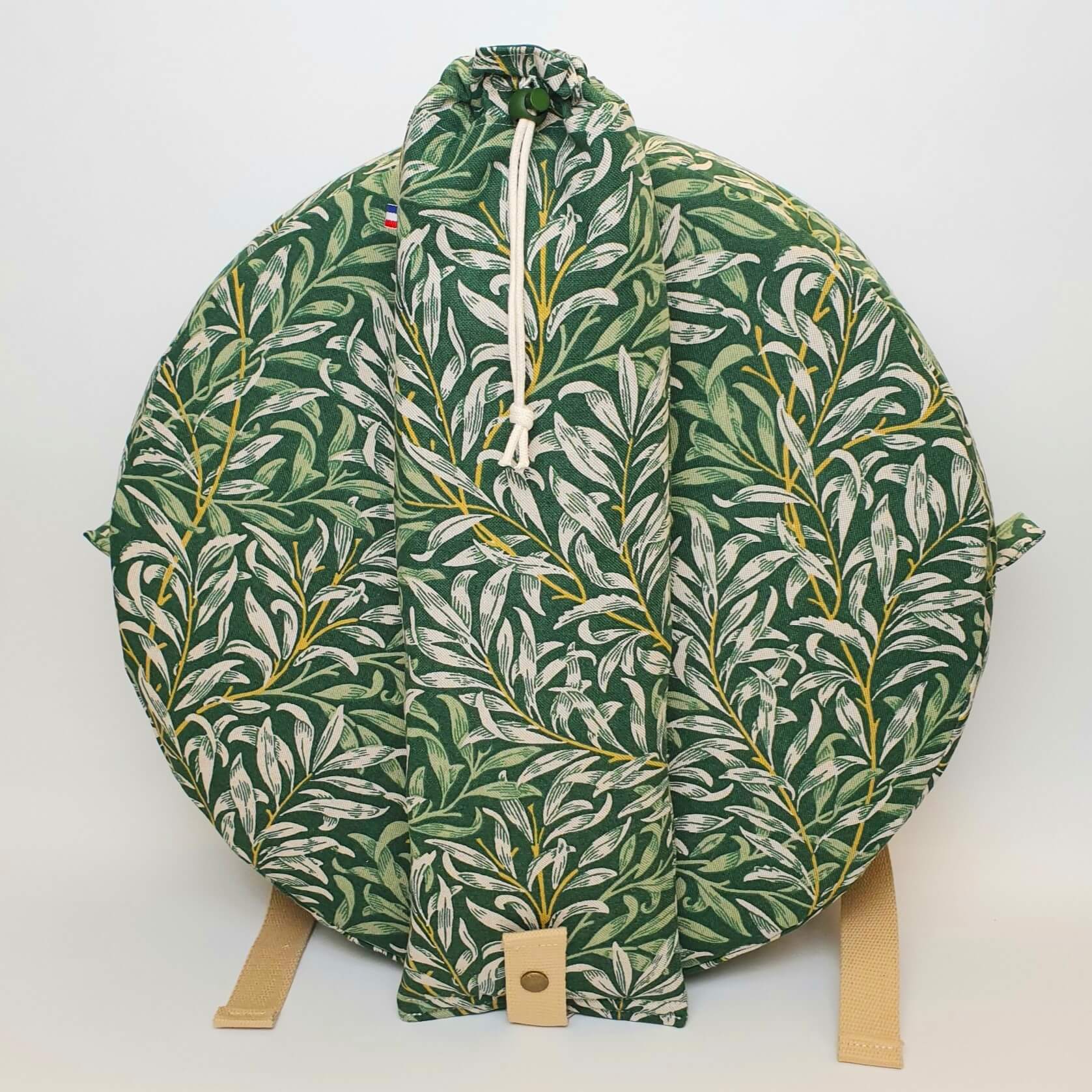 Sac à dos pour tambour chamanique 40cm bambou + sangle beige