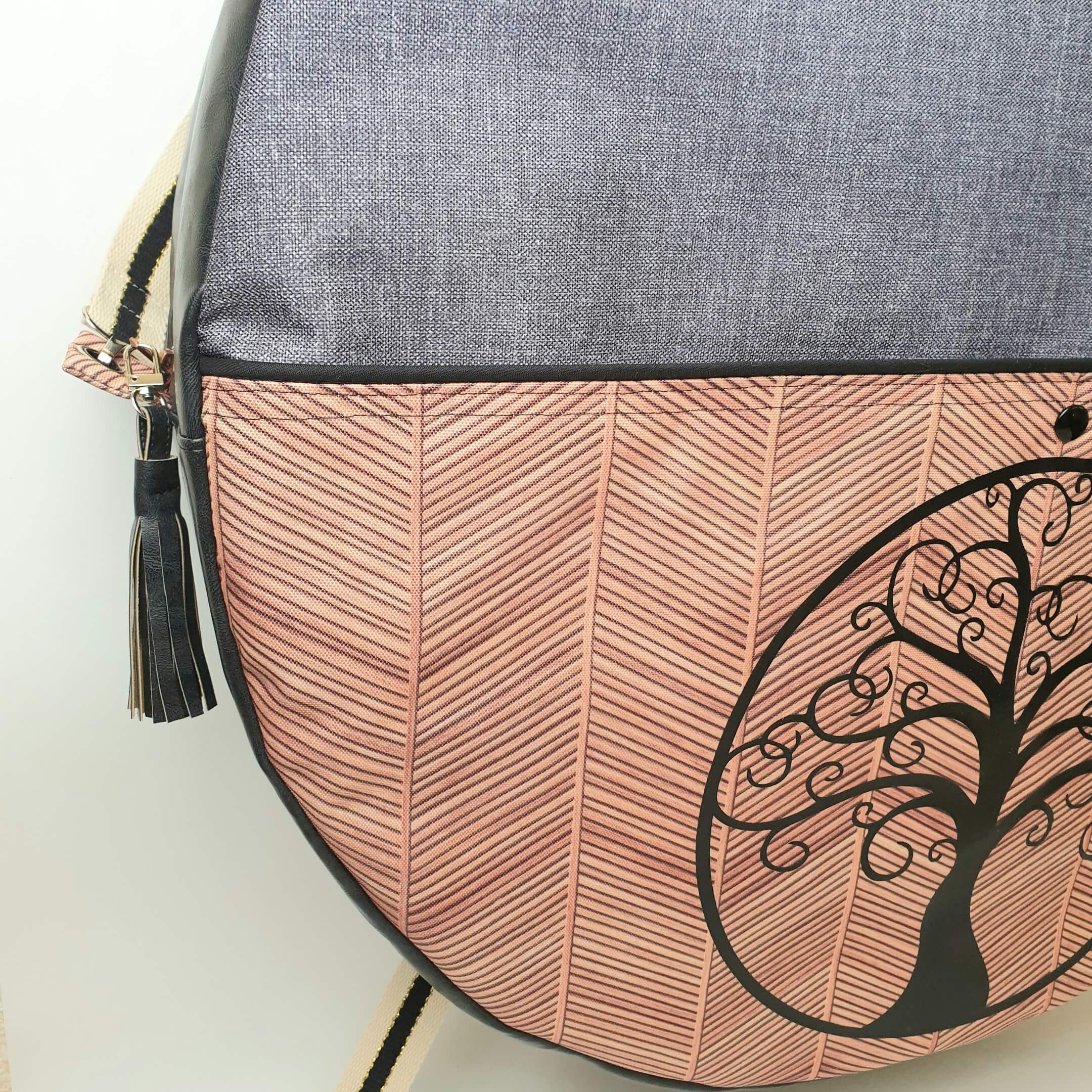 Sac à dos pour tambour chamanique 60cm poche faciale