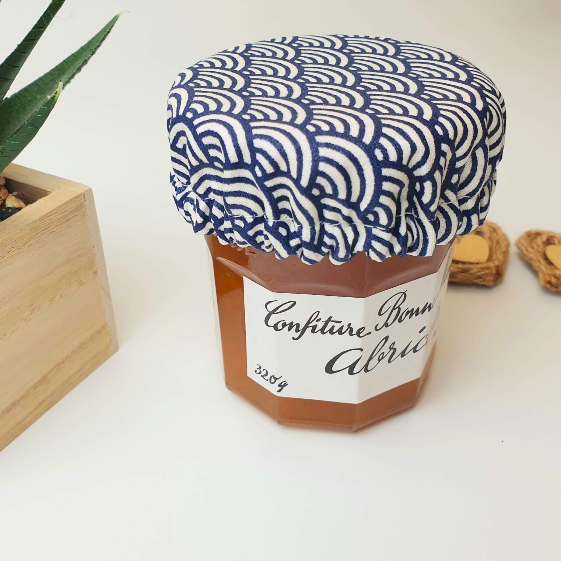 Couvercle confiture imperméable pot de confiture