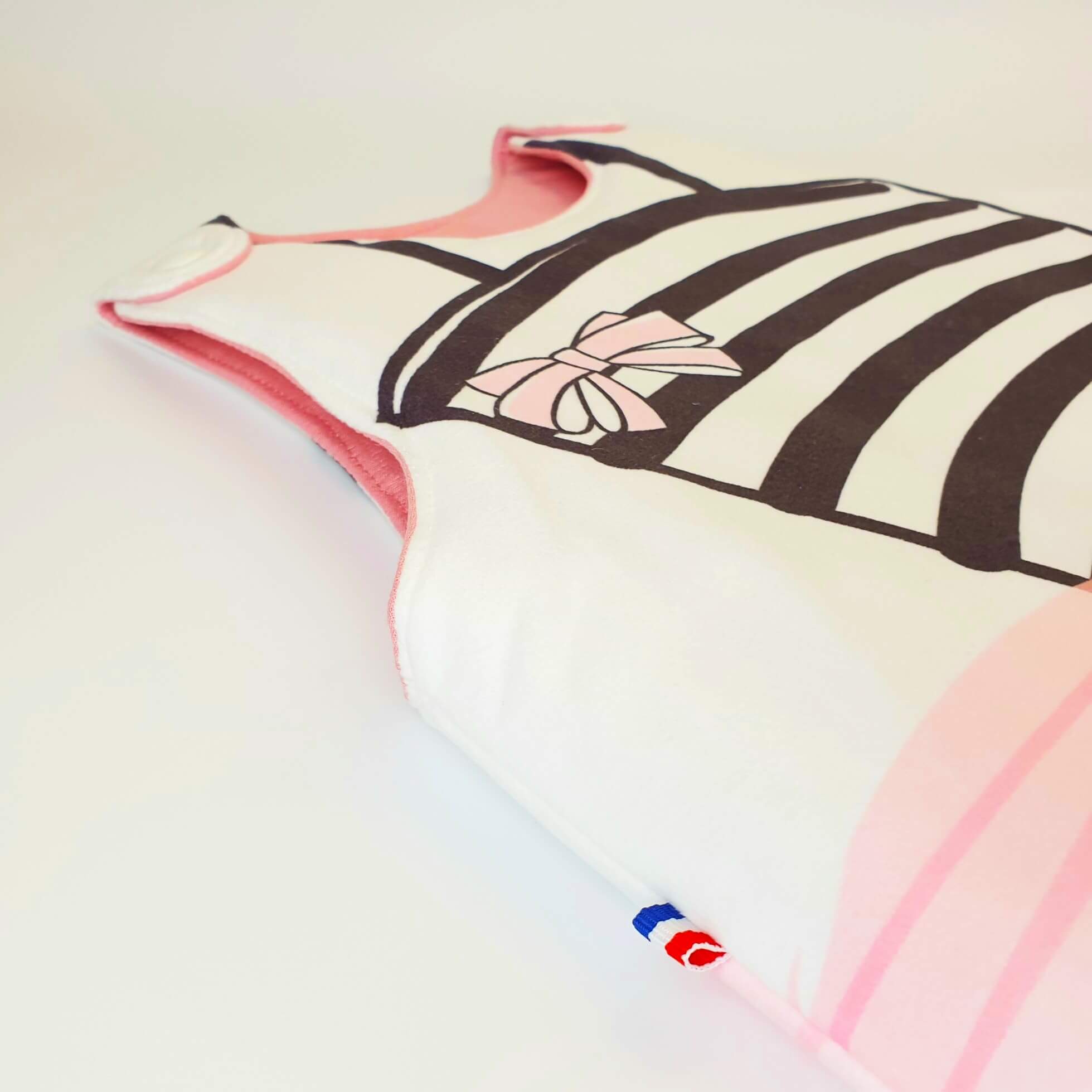 Gigoteuse ballerine ruban tricolore
