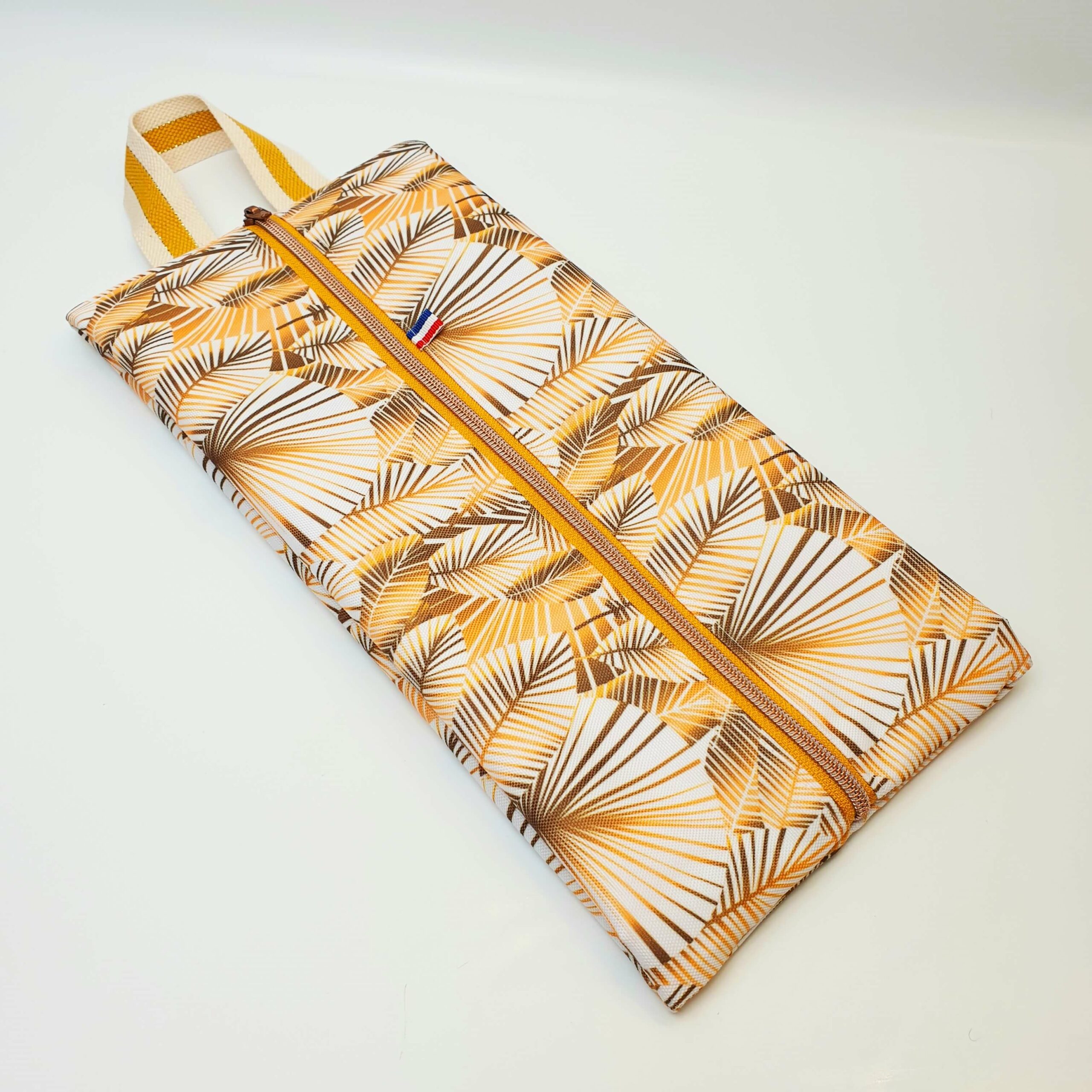 Sac à chaussures imperméable jaune