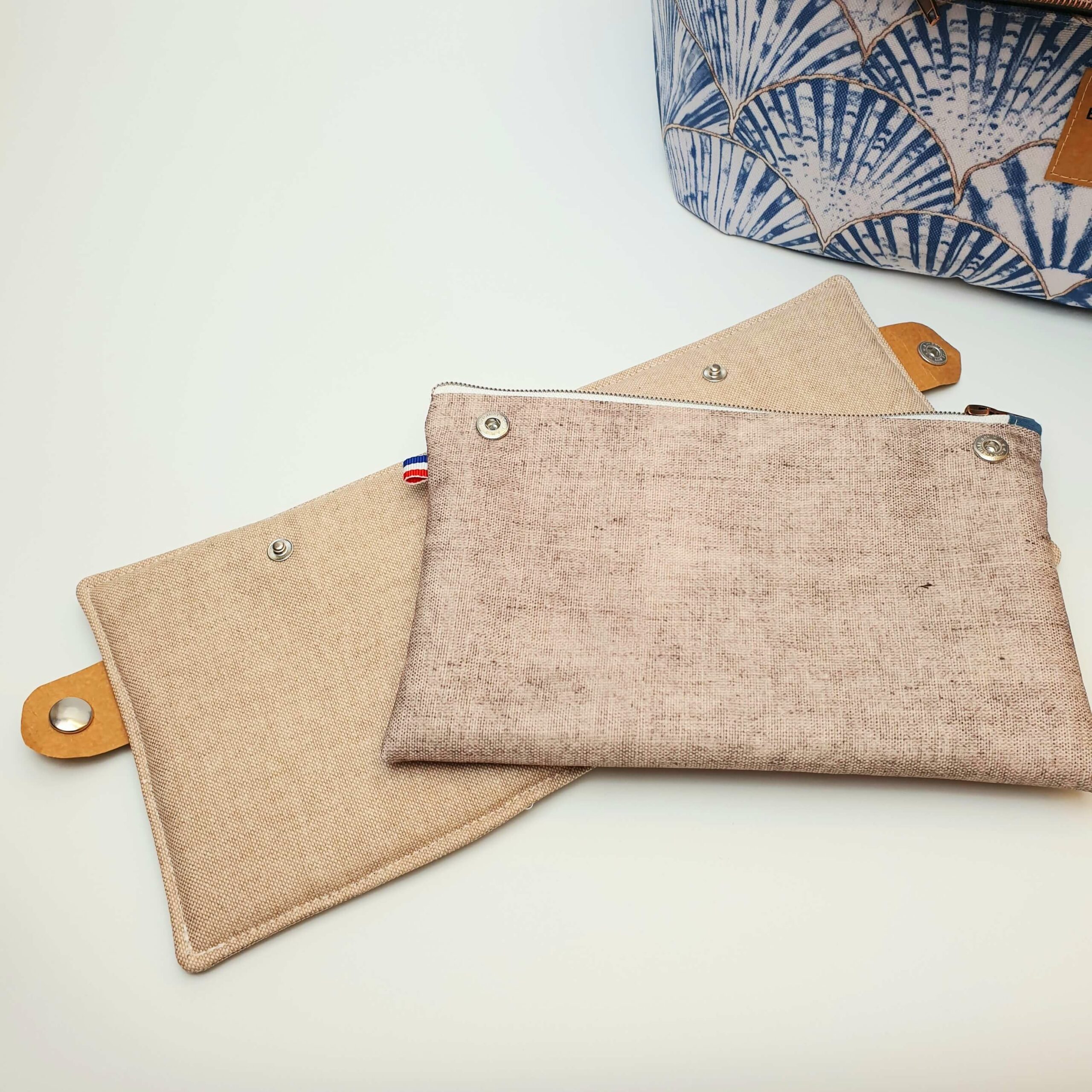 Vanity Familial Coquillage paroi + trousse amovibles