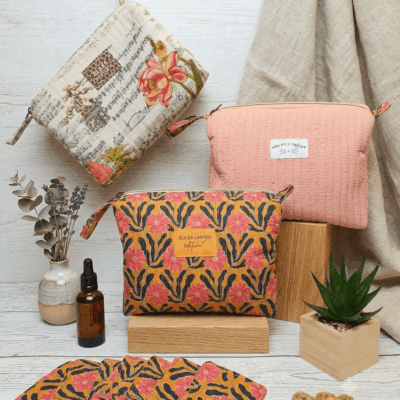 Trousse de toilette Matelassée ensemble