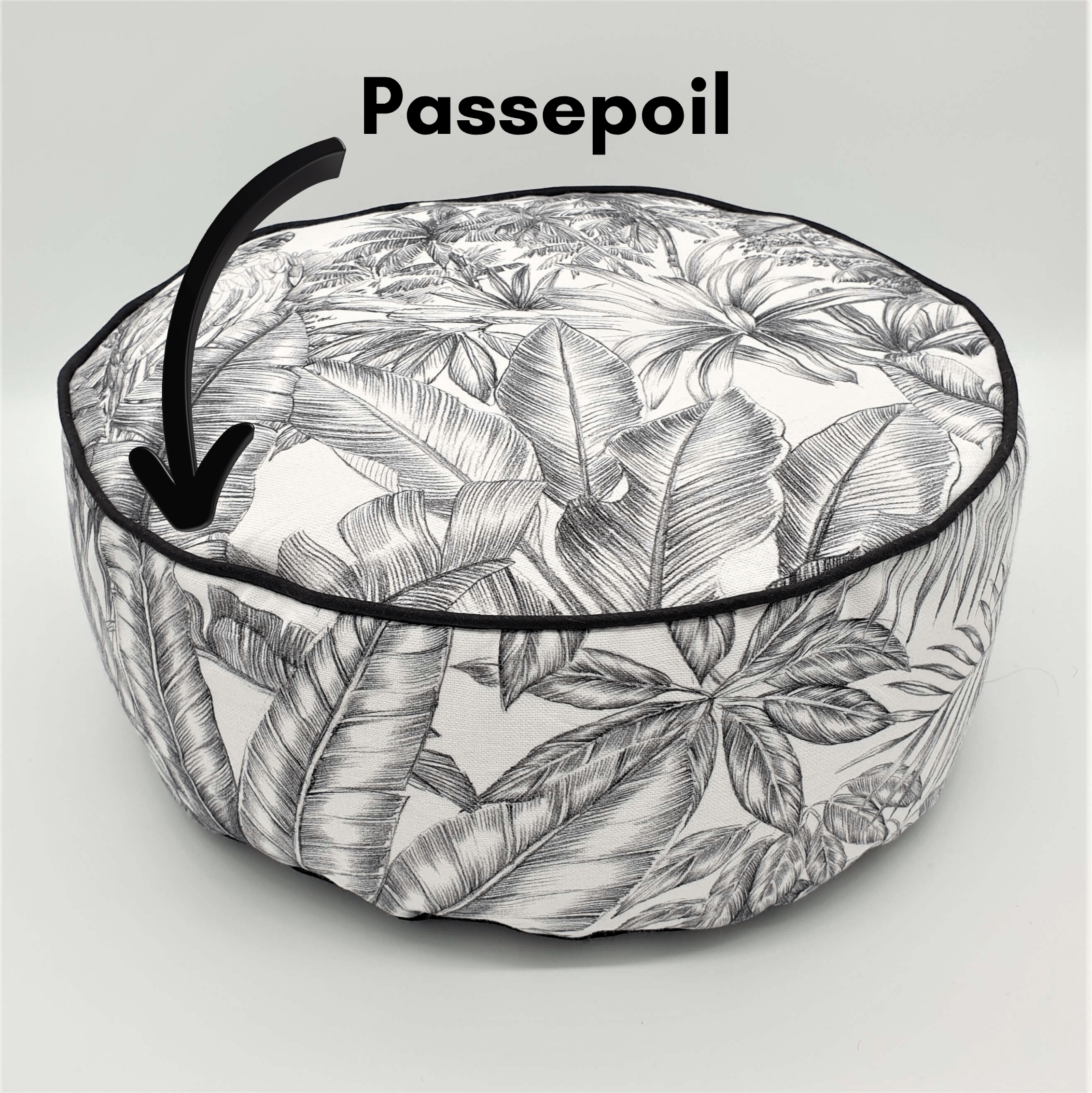 coussin de méditation, déco & détente rond SUR-MESURE