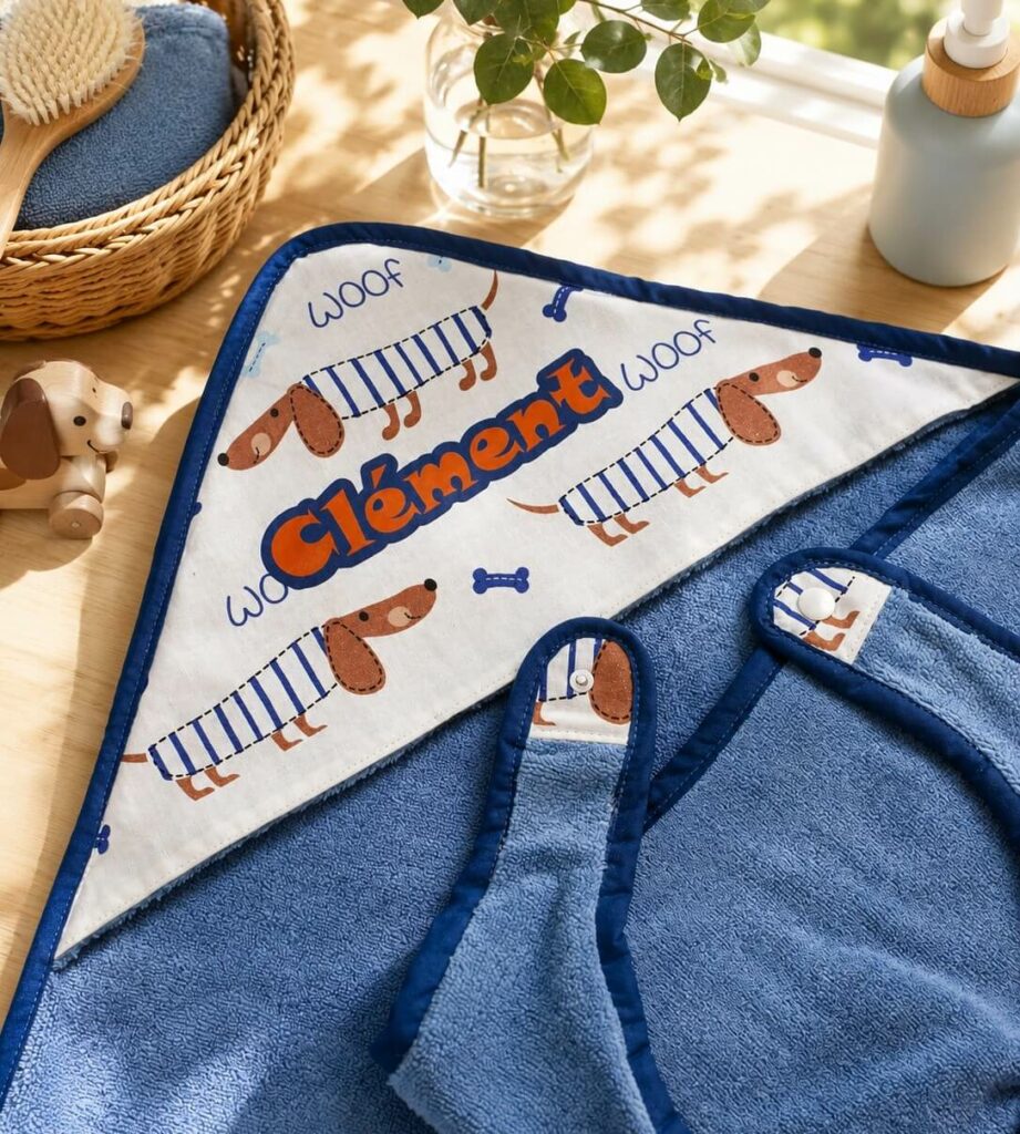 Serviette tablier Personnalisée éponge