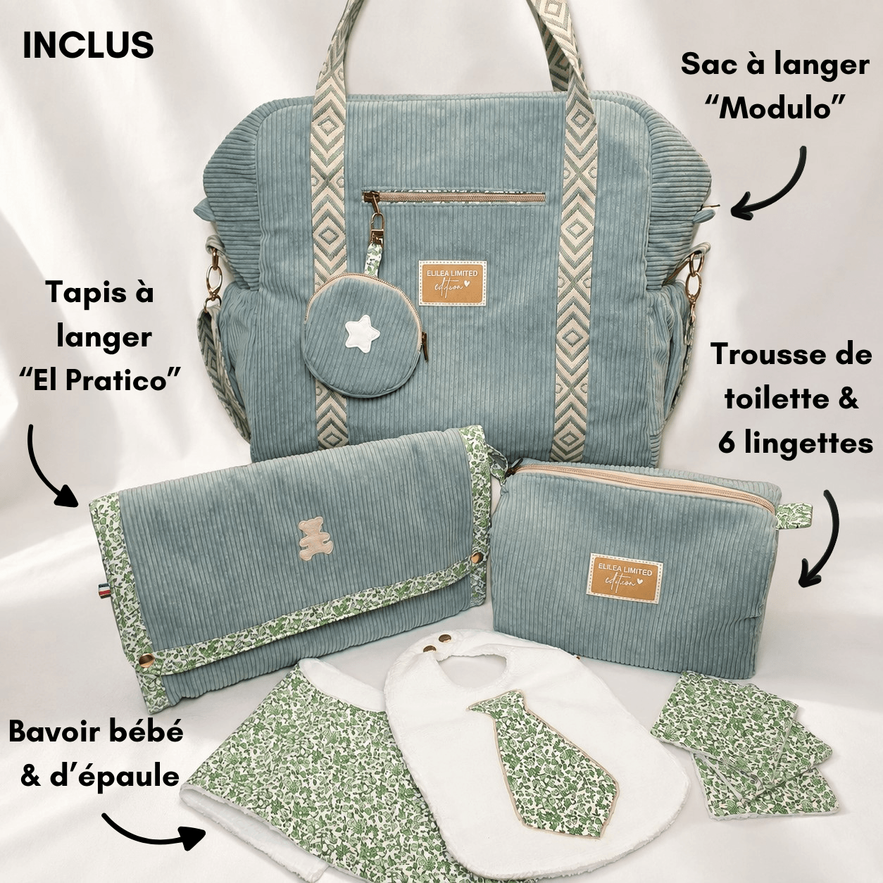 Pack naissance Le grand trousseau détail