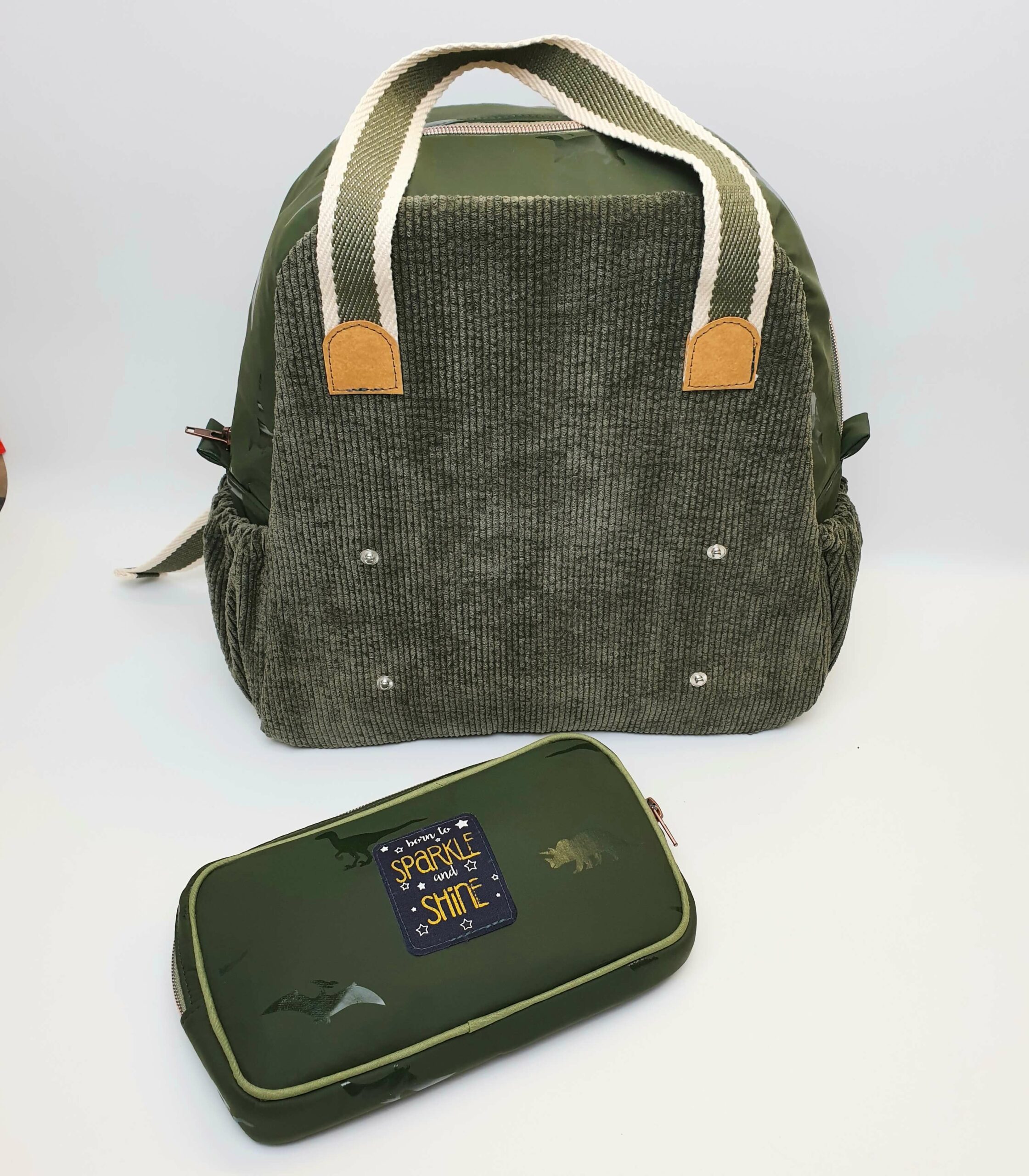 Sac à dos enfant isotherme Dino trousse